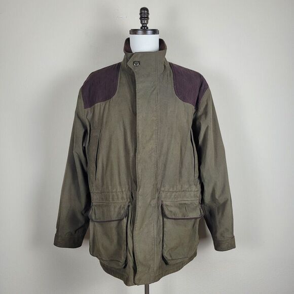 VTG Cabellas Jacket Mens Large Olive Hunting Outdoor Utility Field Thinsulate